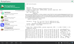 tPackageExplorer appli signature tablet
