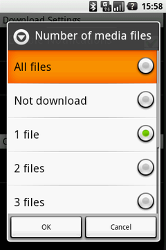 Media file to download