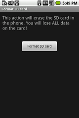 format sd card